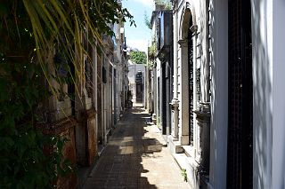 11 Looking Down One Of The Side Alleys Recoleta Cemetery Buenos Aires